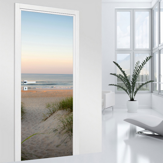 Stickers pour porte - Mer