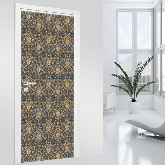 Stickers pour porte - Motif oriental