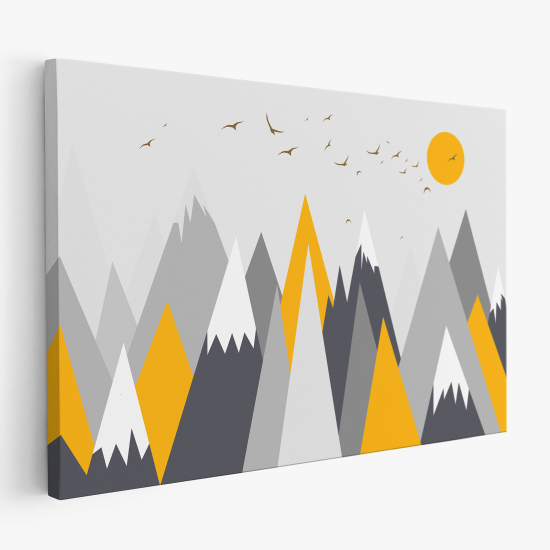 Tableau toile Enfants - Montagnes