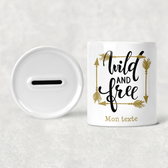 Tirelire Enfants - Wild and Free