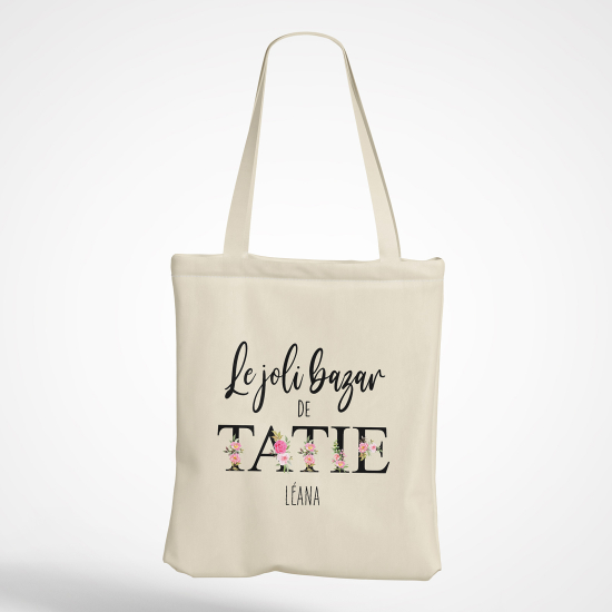 Tote Bag - Le joli bazar de tatie Prénom