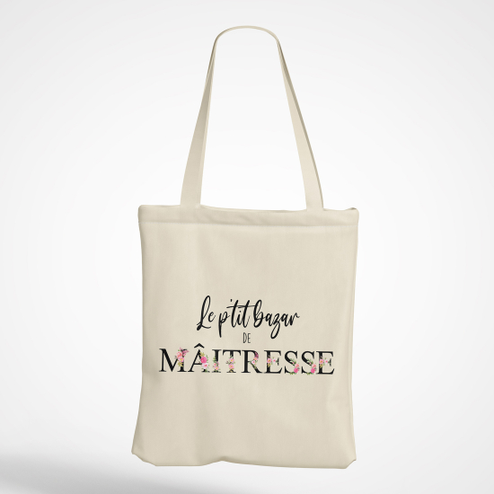 Tote Bag - Le p'tit bazar de maîtresse
