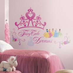 18 Stickers Diadème de Princesse Disney