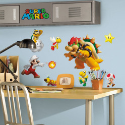 35 Stickers Super Mario Nintendo