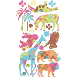 Kit stickers 7 animaux