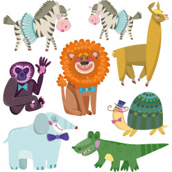Kit Stickers animaux
