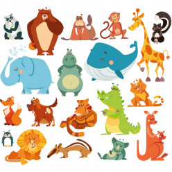 Kit Stickers animaux