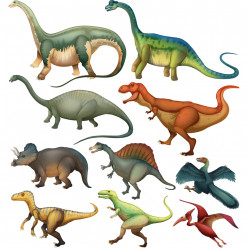 Kit stickers dinosaures