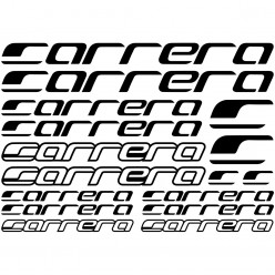 Kit stickers vélo carrera bikes