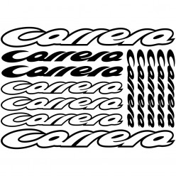 Kit stickers vélo carrera bikes