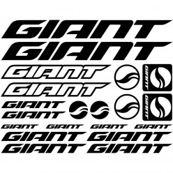 Kit stickers vélo giant bikes