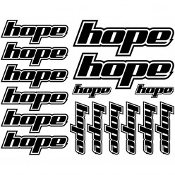 Kit stickers vélo hope bikes