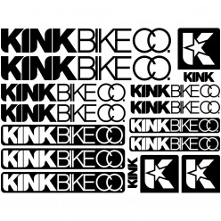 Kit stickers vélo kink bike co