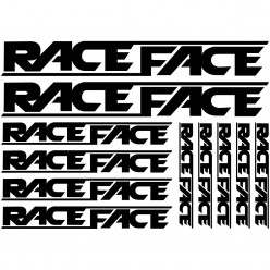 Kit stickers vélo race face bikes