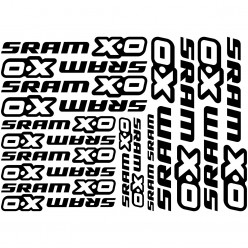 Kit stickers vélo sram xo bikes