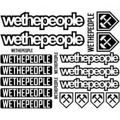 Kit stickers vélo we the people bikes