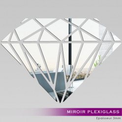 Miroir Plexiglass Acrylique - Diamant