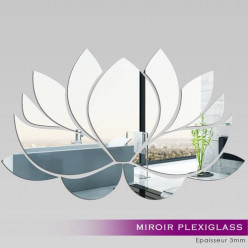 Miroir Plexiglass Acrylique -  Nénuphar