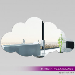 Miroir Plexiglass Acrylique - Nuage