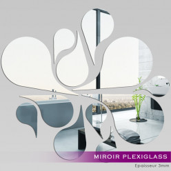 Miroir Plexiglass Acrylique - Plusieures Gouttes