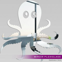 Miroir Plexiglass Acrylique - Poulpe