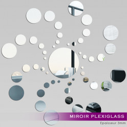 Miroir Plexiglass Acrylique - Soleil 3