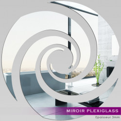 Miroir Plexiglass Acrylique - Spirale 8