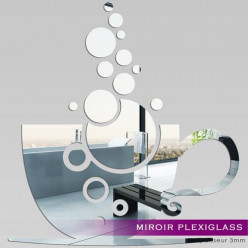 Miroir Plexiglass Acrylique - Tasse à café
