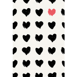 Poster - Affiche coeurs