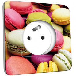 Prise décorée - Macarons 01 