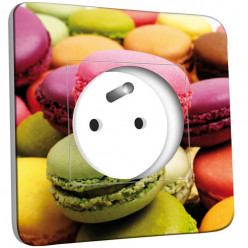 Prise décorée - Macarons 4 