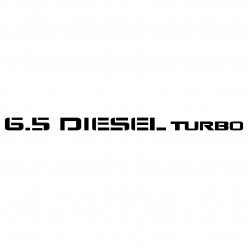 Stickers 6.5 diesel turbo