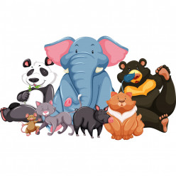 Stickers animaux