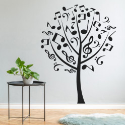 Stickers arbre musical