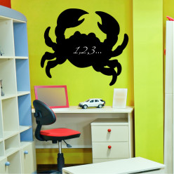 Stickers ardoise crabe