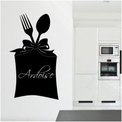 Stickers ardoise cuisine couverts