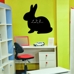 Stickers ardoise lapin