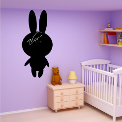 Stickers ardoise lapin