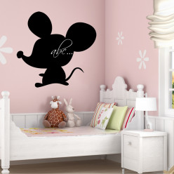 Stickers ardoise souris