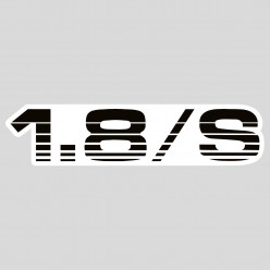 Stickers audi 1.8s