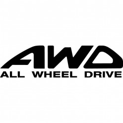 Stickers awd all wheel drive