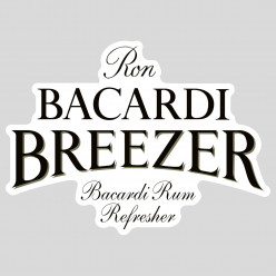 Stickers Bacardi Breezer