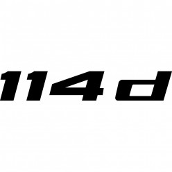 Stickers bmw 114d