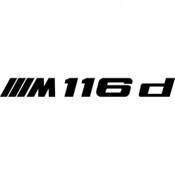 Stickers bmw 116d
