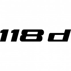 Stickers bmw 118d