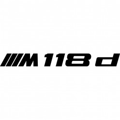 Stickers bmw 118d