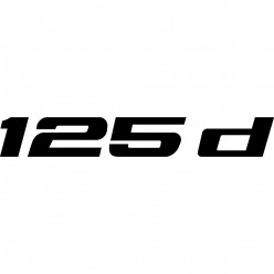 Stickers bmw 125d