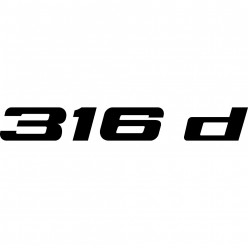 Stickers bmw 316d