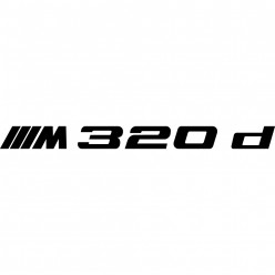 Stickers bmw 320d