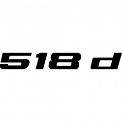 Stickers bmw 518d